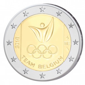 Belgien 2 Euro-Gedenkmünze 2016 – Olympische Spiele 2016 Rio de Janeiro
