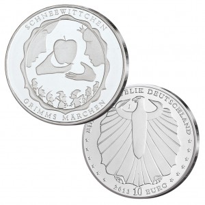 BRD 10 Euro 2013 Schneewittchen