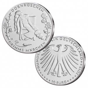 BRD 10 Euro 2015 Dornröschen