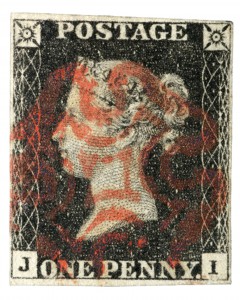 One Penny Black - Großbritannien MiNr. 1