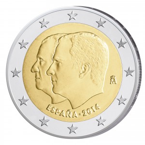 Spanien 2 Euro-Gedenkmünze 2014 – Proklamation König Felipe VI.