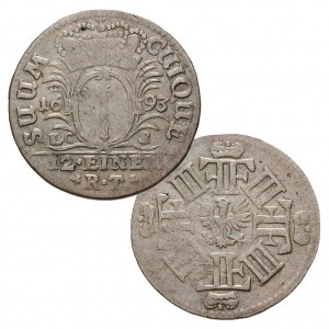 Kurfürstentum Brandenburg, 1/12 Taler 1692-1700, Silber, 3,3g, Ø 26mm