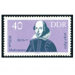 DDR 40 Pfennig Mi.Nr. 1011 Shakespeare