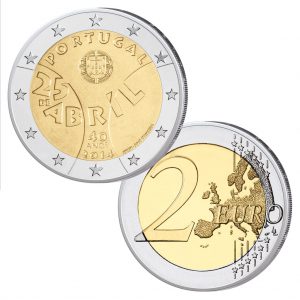 Portugal 2 Euro-Gedenkmünze 2014 – 40 Jahre Nelkenrevolution
