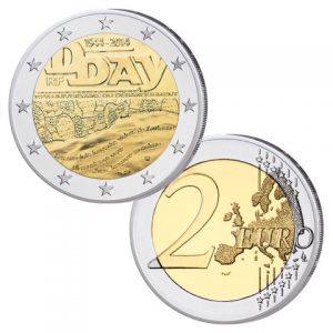 Frankreich 2 Euro-Gedenkmünze 2014 "70. Jahrestag des D-Day"