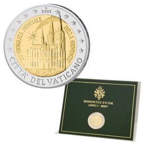 Vatikan 2 Euro-Gedenkmünze 2005 "Weltjugendtag Köln"