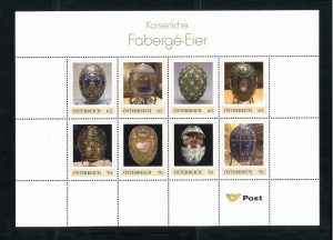Österreich Faberge Eier **, 8 Marken