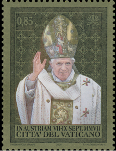 Vatikan Mi.Nr.1618 postfrisch, Papstreise Papst Benedikt nach Österreich (erschienen am 17. September 2008)