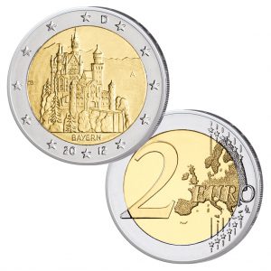 BRD 2 Euro-Gedenkmünze 2012 Neuschwanstein