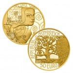 „Münze des Jahres“: Österreich 50 Euro Gold „Klimt und die Frauen – Die Erwartung"