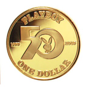 Münze 1 Dollar Cook Islands 50 Jahre Playboy