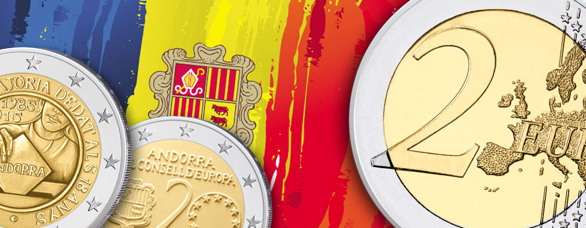 Andorra 2 Euro Münzen