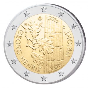 Finnland 2 Euro-Gedenkmünze 2016 - 100. Geburtstag des Philosophen Georg Henrik von Wright