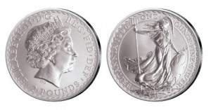 Großbritannien Britannia 1 Unze Silber 1998
