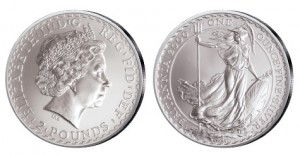 Großbritannien Britannia 1 Unze Silber 2000