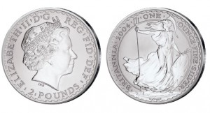 Großbritannien Britannia 1 Unze Silber 2004