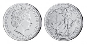 Großbritannien Britannia 1 Unze Silber 2015