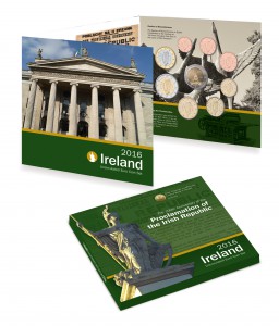 Irland offizieller Kursmünzensatz 2016 st Proklamation inkl. 2 Euro-Gedenkmünze 2016