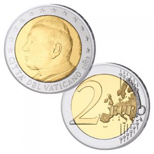 Kursmünze 2 Euro 2003 Johannes Paul II.