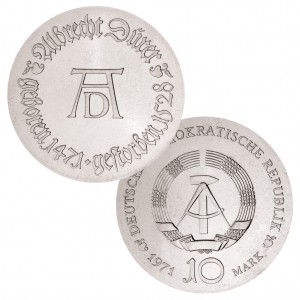 DDR 10 Mark 1971 500. Geburtstag Albrecht Dürer, J. 1532