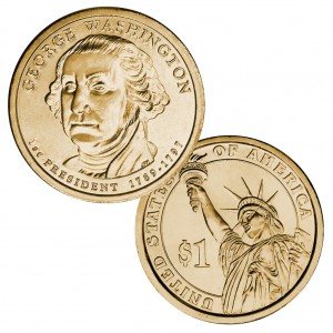 Münze 1 Dollar USA Georg Washington