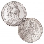 Königreich Preußen 5 Mark 1901 „200 Jahre Königreich“, 900er Silber, 27,778 g, Ø 38mm, Jaeger-Nr. 106