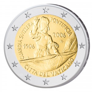 2 Euro-Gedenkmünze 2006 - 500 Jahre Schweizer Garde