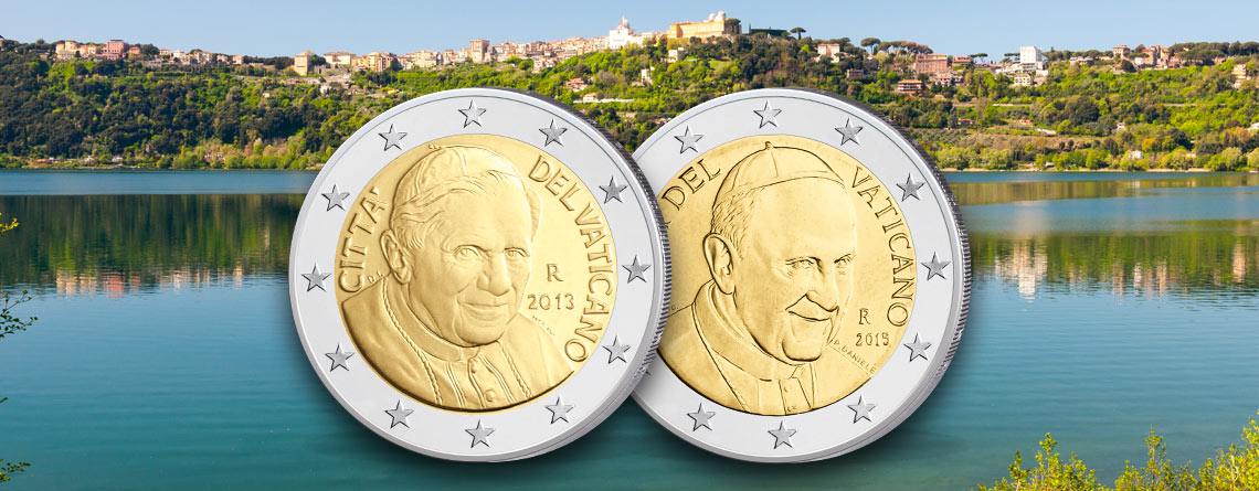 23. März 2013 - historisches Zusammentreffen von Papst Franziskus und Benedikt XVI.