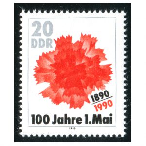 DDR 20 Pfennig 1990 "100 Jahre 1 Mai", Michel-Nr. 3323