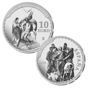 Spanien, 10 Euro 2014, 925er Silber, 27g, Ø 40mm, im Etui, PP, Auflage: 10.000