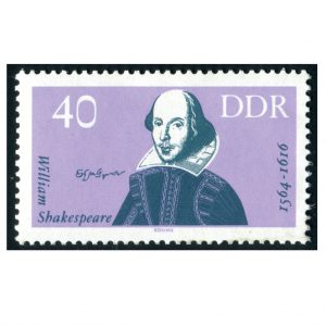 DDR 40 Pfennig Mi.Nr. 1011 Shakespeare