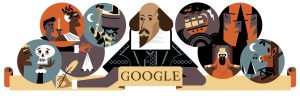 Google Doodle Shakespeare