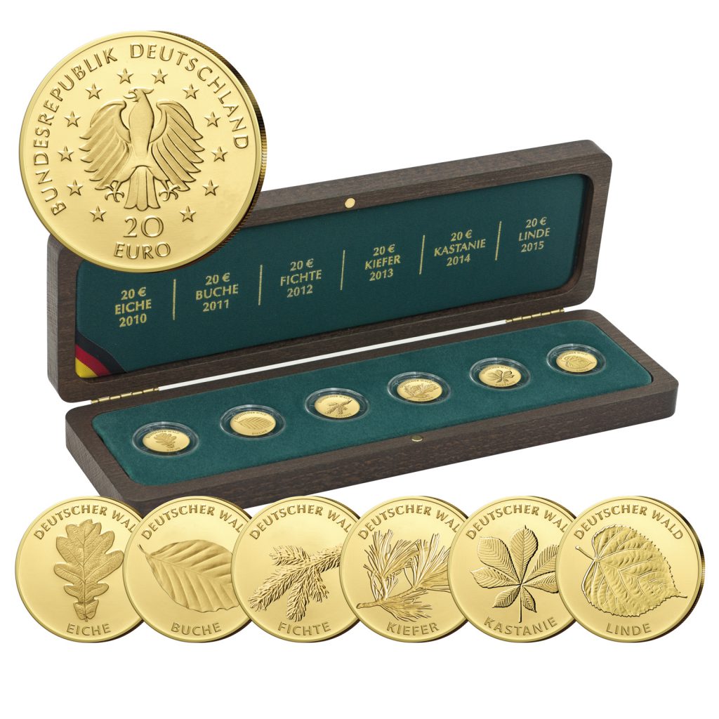 Deutschlands Euro Gold – BRD 20 Euro Gold 2016 Nachtigall. Übersicht über Deutschlands 20 Euro ...