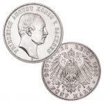 Münze 5 Mark Königreich Sachsen 1907/1908 /1914 Friedrich August III