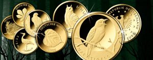 Deutschlands Euro Gold – BRD 20 Euro Gold 2016 Nachtigall. Übersicht über Deutschlands 20 Euro-Goldmünzen 2010 bis heute