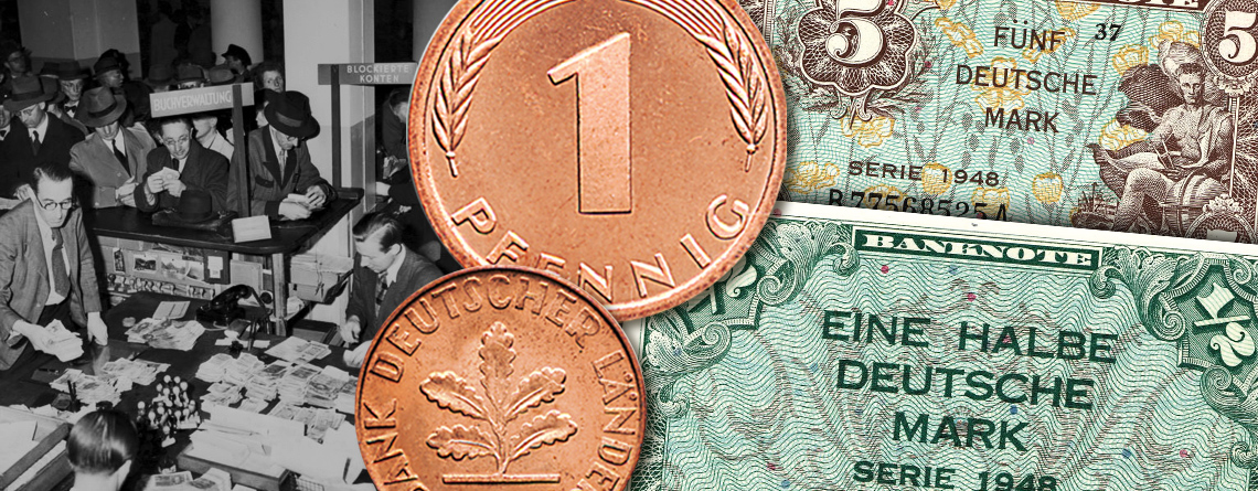 21. Juni 1948 – Währungsreform in der späteren Bundesrepublik