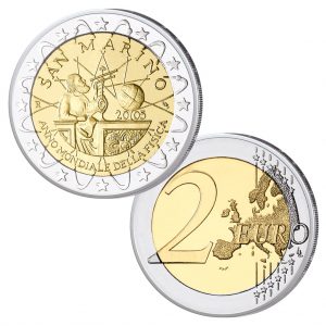 San Marino 2 Euro-Gedenkmünze 2005 "Jahr der Physik"