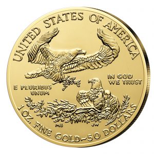 Goldmünze 50 Dollars mit Motiv American Eagle