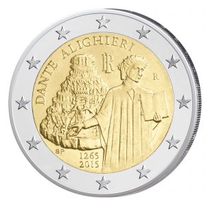 Italien 2 Euro-Gedenkmünze 2015 – 750. Geburtstag von Dante Alighieri