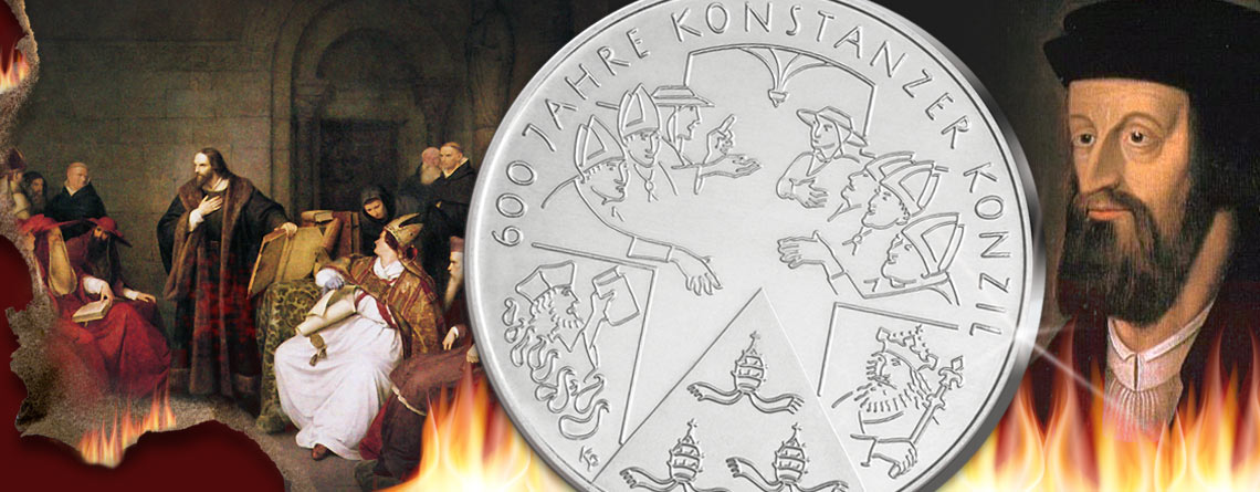 6. Juli 1415 – der Reformator Jan Hus wird in Konstanz während des Konstanzer Konzils auf dem Scheiterhaufen verbrannt