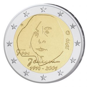 Finnland 2 Euro-Gedenkmünze 2014 100. Geburtstag von Tove Jansson