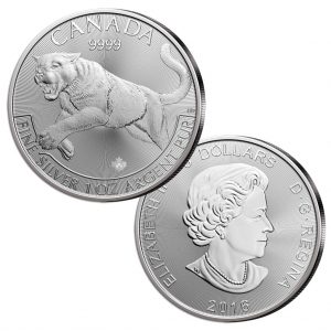 Münze 5 Dollars Kanada 2016 Raubtiere - Puma