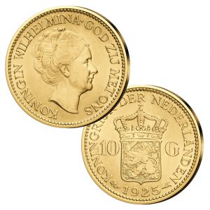 Niederlande 10 Gulden, 900er Gold, 6,75 g, Ø 22,5mm