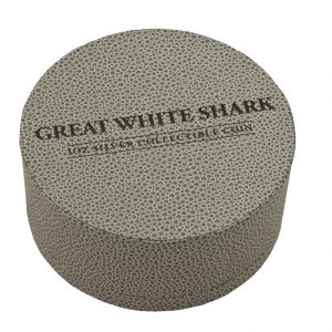 Verpackung Münzetui Niue 2 Dollar 2012 Großer Weißer Hai