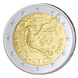 Finnland 2 Euro Sondermünze 2005 – Vereinte Nationen