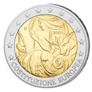 Italien 2 Euro Sondermünze 2005 - 1. Jahrestag Unterzeichnung EU-Verfassung