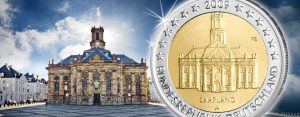 BRD 2 Euro Gedenkmünze 2009 Bundesländer-Serie - Saarland "Ludwigskirche"