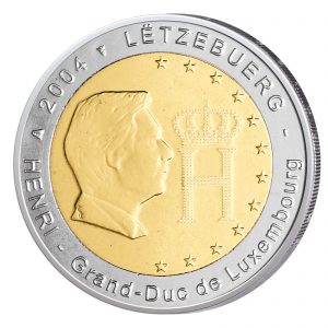 Luxemburg 2 Euro-Sondermünze 2004 - Großherzogliches Monogramm