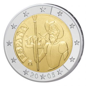Spanien 2 Euro Sondermünze 2005 - 400 Jahre Don Quijote