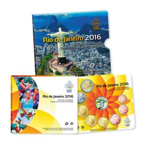 Kursmünzensatz 2016 Slowakei - Olympische Spiele Rio de Janeiro